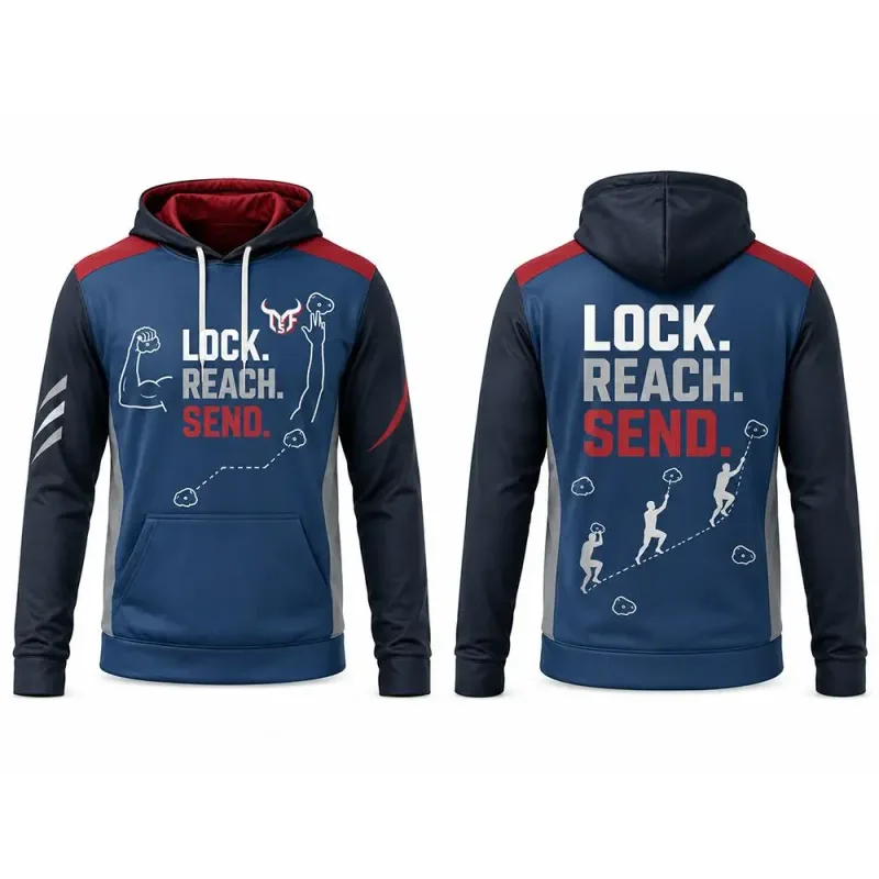 Bouldering Sport Grappling Point Print Hoodie Men's And Women's Outdoor Sport Pullover Autumn Casual Training Sports Sweatshirt