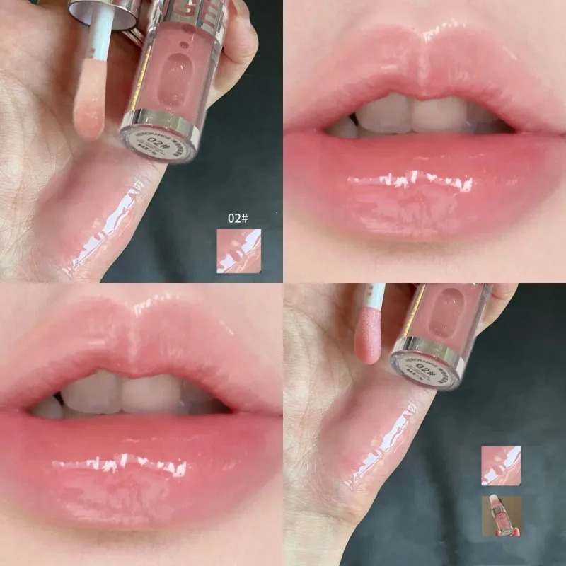 Herorange Clear נושמת Mirror Lip Gloss ברק לחות מים ברק לאורך זמן גלייז שפתיים יומית נוער חוצה גבולות