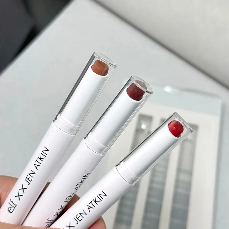 Elf Celebrity Limited Co-branded Double-ended Smooth Lip Liner Peptide Lipstick Lip Balm Liquid Blush Εύκολη εφαρμογή Blush Stick