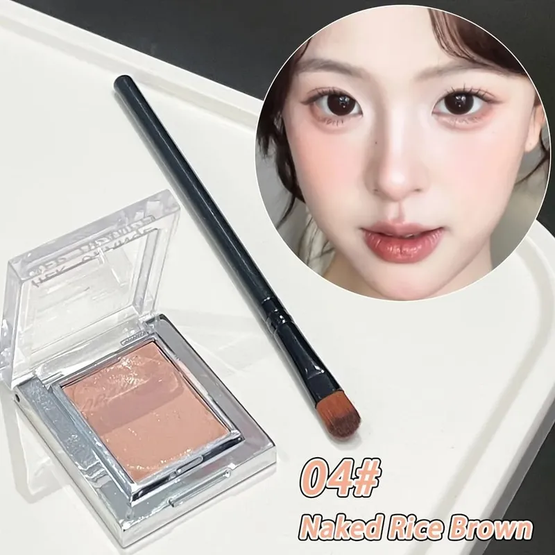 Herorange Misty Matte Cream Blush with Makeup Brush Set Low Saturation Matte Texture Brighten Skin Create γοητευτικές εμφανίσεις μακιγιάζ