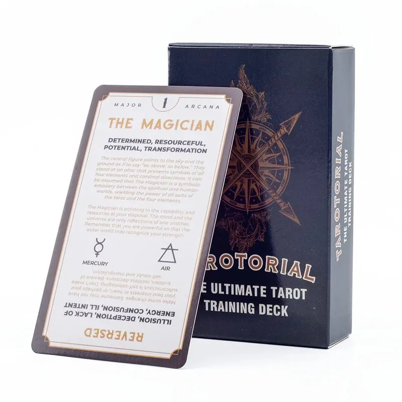 Divine Celestial Tarot Cards 78 Card Deck 10,4*6,1CM for Mantelling Gathering and Divination Επιτραπέζιο παιχνίδι
