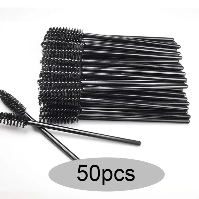 50/100/150 Stuks Wimper Borstels Concealer Lash Brush Spoolies Mascara Wands Applicator Voor Wimperverlenging Make-Up Set laukiss