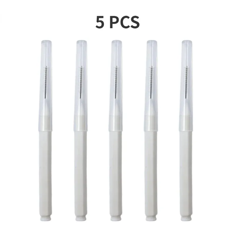5/10/50PCS Mini Eyebrow Brush Brow Perm Brush Disposable Brow Lifting Brushes Bendable Micro Eyelash Brush Applicators Tools — image 16