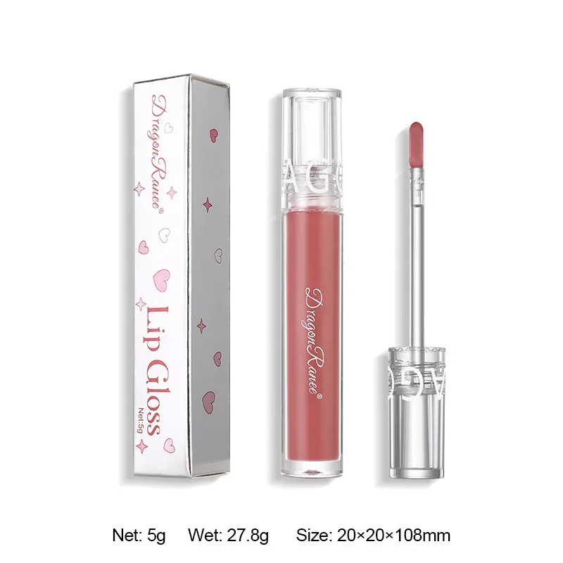 Mirror Water Gloss Lip Glaze שפתון נוזלי לחות עמיד לאורך זמן זכוכית ליפ גלוס גלוס שקוף כתם שפתיים