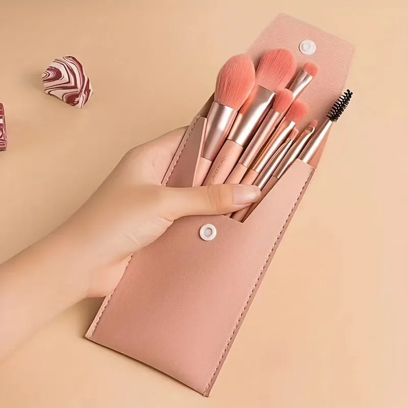 Salim Bag with Makeup Mini Brush 8 Kinds Pmore