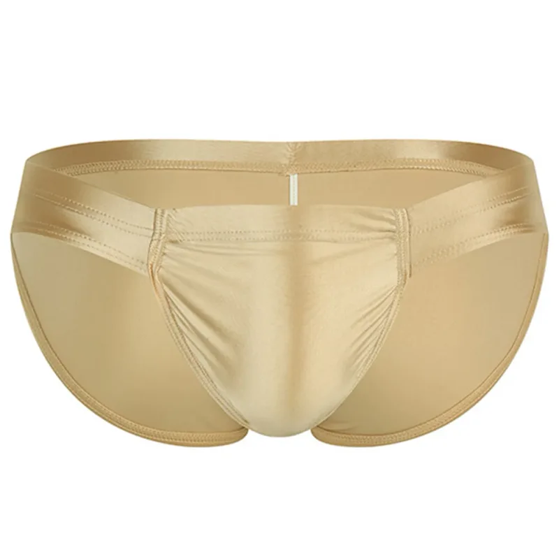 Men Oil Shiny Glossy Very Hot Lingerie Low Waist Briefs Breathable Underwear For Man Unisex Panties Underpants Men's Clothing