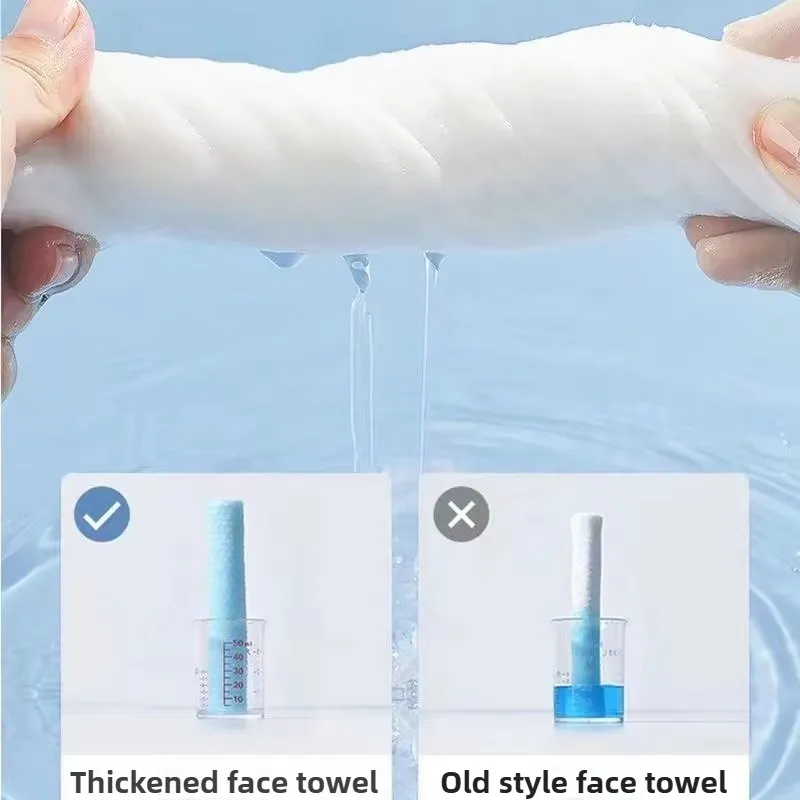 Reusable thickened face towel Isang pack ng 50/100 piraso bawat pack Travel cleanser wet dry makeup remover cotton soft fabric tool