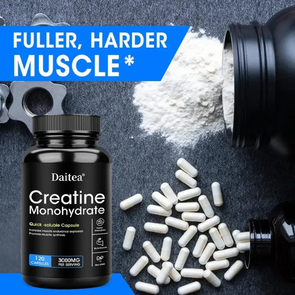 Creatine Monohydrate - Improves Performance Muscle Growth and Recovery