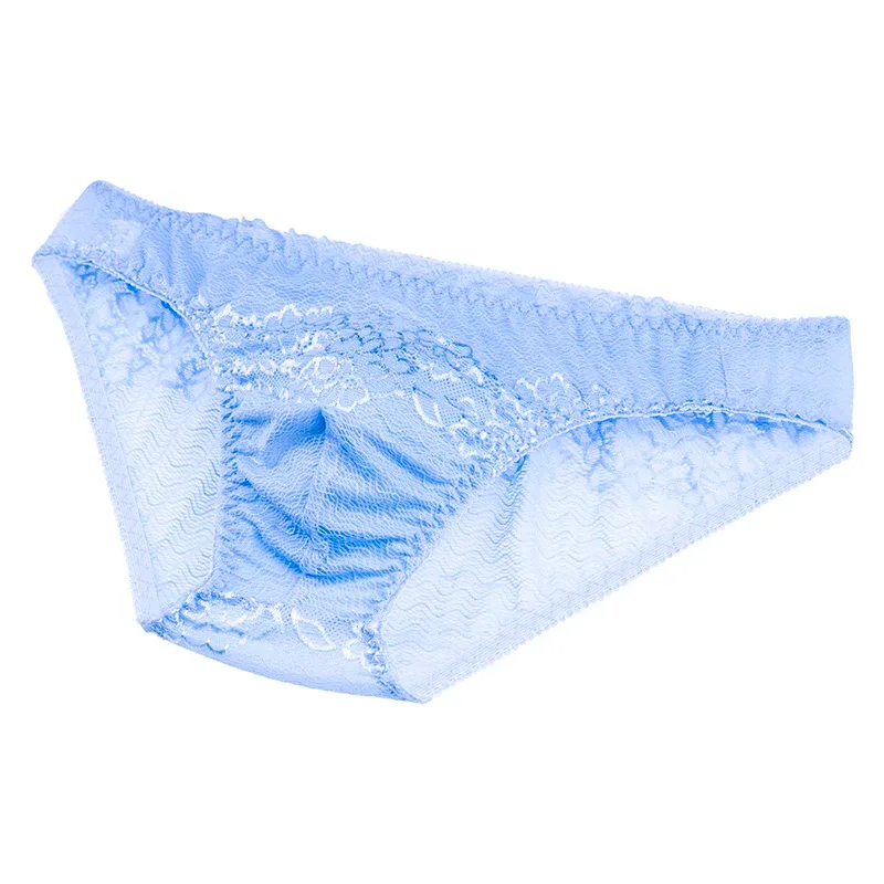 New Hot Men Sexy Briefs Sissy Pouch Panties Fashion Shorts Pants Lingerie Lace Men's Breathable Underwear Underwear Gays
