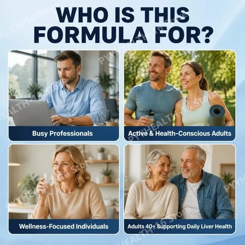 Liver Wellness Support Capsules with Milk Thistle Turmeric Extract Magnesium Glycinate Vitamin C E Herbal Formula 60 Capsules