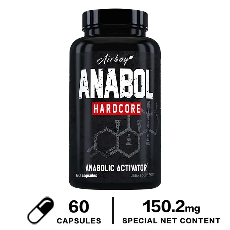 Anabol Hardcore - Make Your Muscles Bigger Stronger Harder & Denser Promote Muscle Growth Increase Strength and Endurance