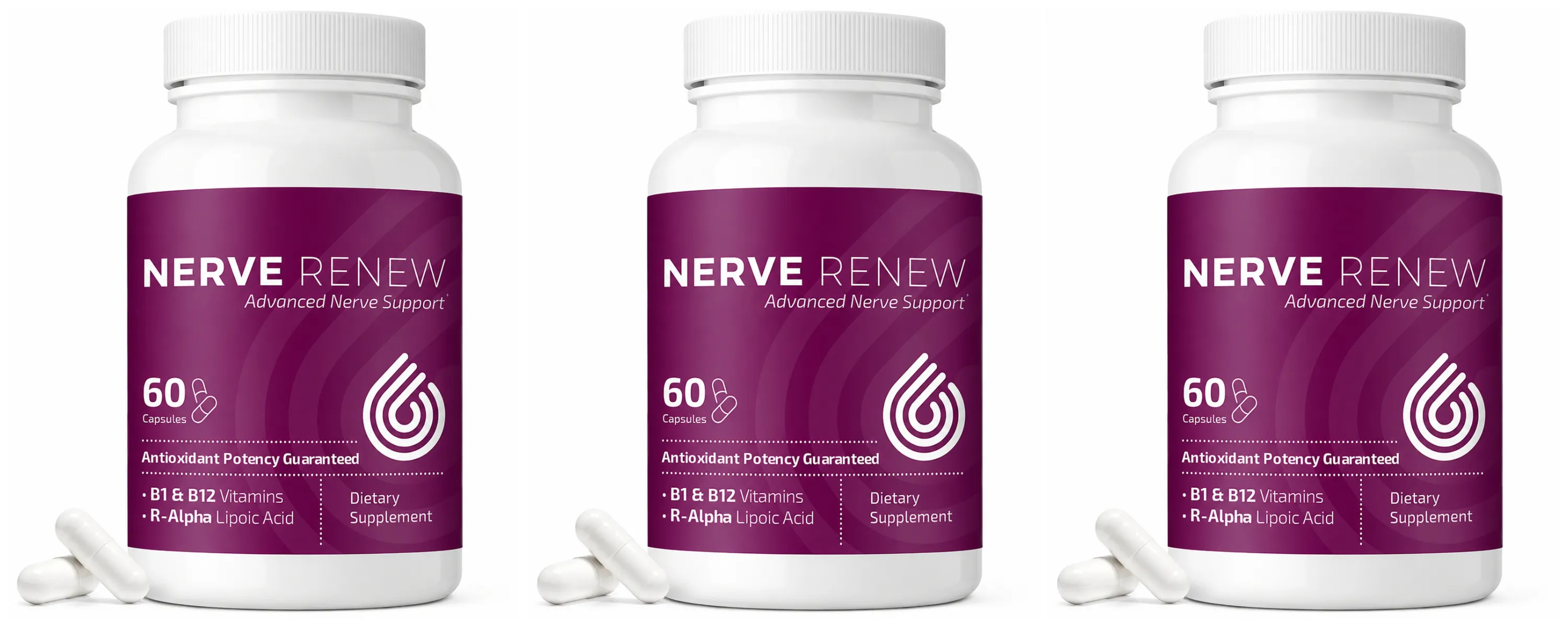 Nerve Renew Advanced Nerve Support Supplement - Natural Relief for Nerve Discomfort with R-Alpha Lipoic Acid & Vitamin B Complex