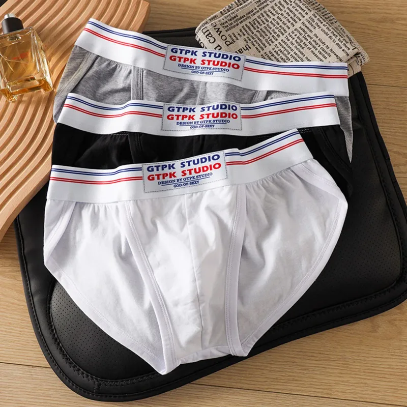 Men's Underwear Men Sexy Briefs Jockstrap Pouch Cuecas Man Cotton Panties Thongs Mesh Underpants Gay Slip Homme Srting