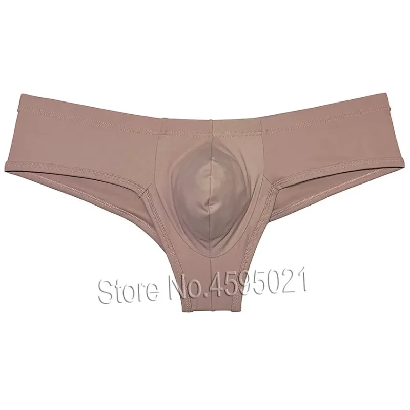 Men's Low Waist Bikini Briefs Underwear Male Bikini Enhance Pouch Boxershorts Micro Trunks Underpants Soft Briefs