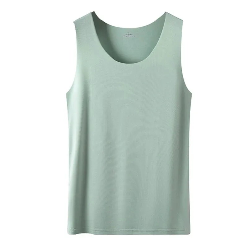 Női Summer Ice Silk Seamless Top Basic Ujjatlan O-nyakú Racerback Athletic Vékony ingek Sima egyszínű Yoga Quick Dropship