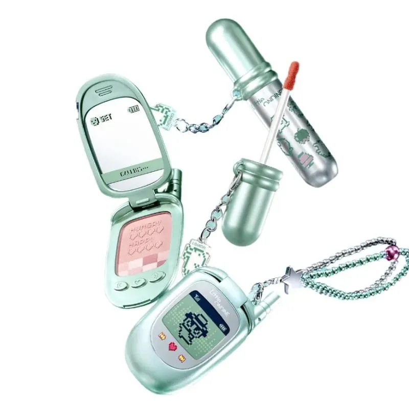 Σετ δώρου Little Ondine Makeup Cream Balm Lip Glaze Μολύβι φρυδιών & Setting Powder Beauty Collection