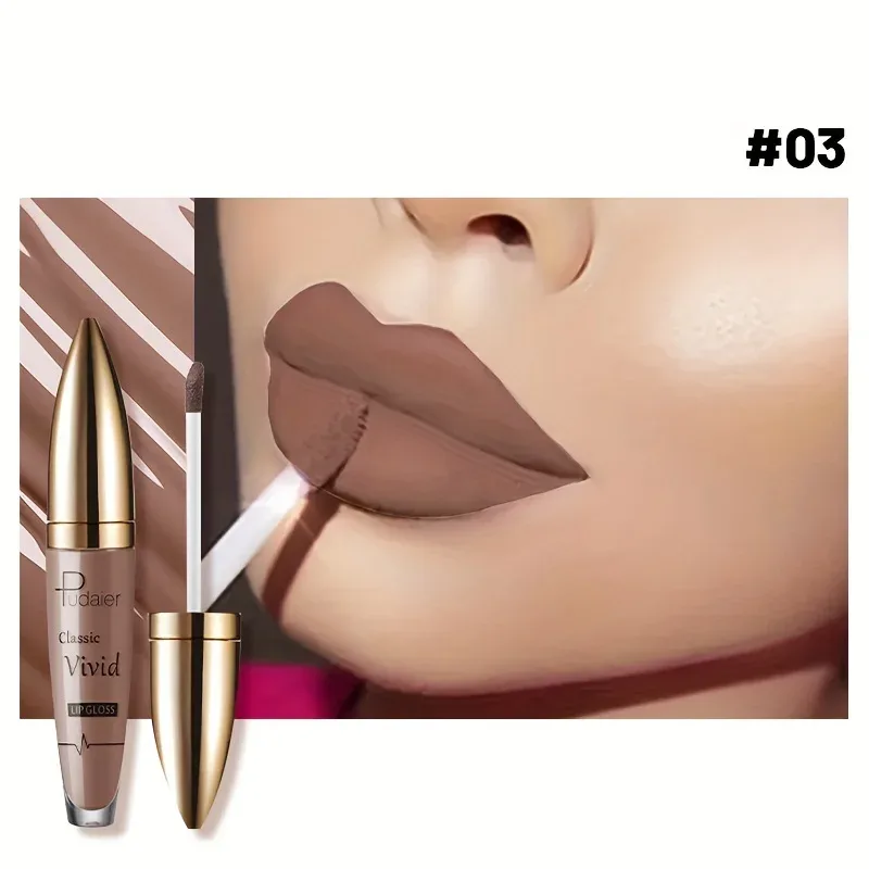 High Pigmented Matte Lip Glaze - Long-lasting Smudge Proof Liquid Lipstick Makeup Δώρα για την Ημέρα του Αγίου Βαλεντίνου Δώρο για την Ημέρα της Γυναίκας
