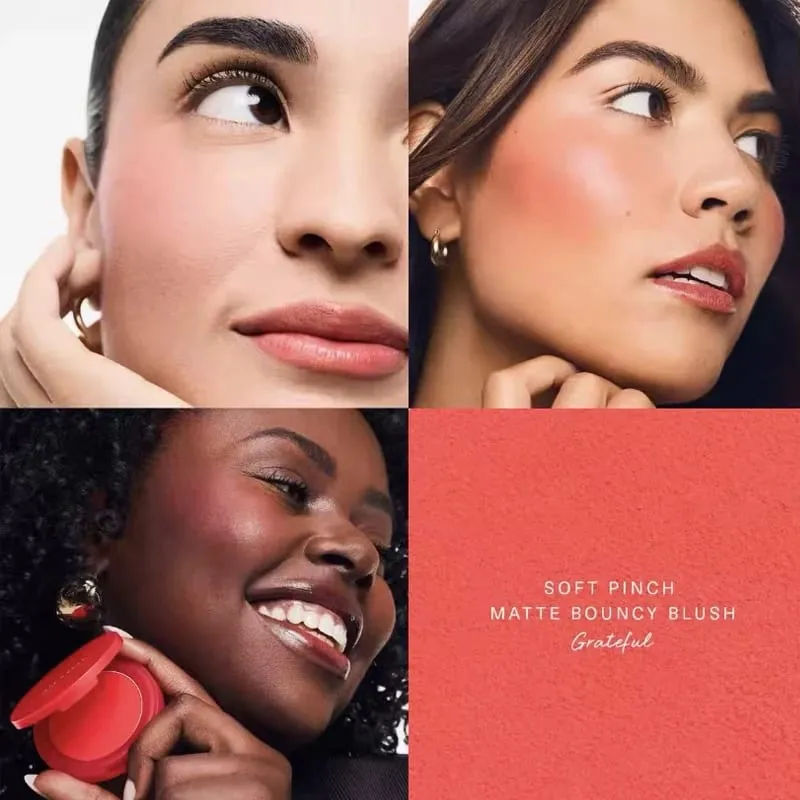 Rare Beauty Easy to Apply Highlighter Eyeshadow Palette Blush Hydrating Brightening Blush πουρέ πατάτας Ενισχύει τις λεπτομέρειες του προσώπου