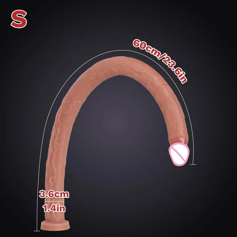 Εξαιρετικά μακρύ ρεαλιστικό Dildos G Spot Διέγερση βαθιάς αφής πέους κόλπος πρωκτικό Dildo Dick Παιχνίδια σεξ ενηλίκων για γυναίκες Ανδρικά βύσματα γλουτών