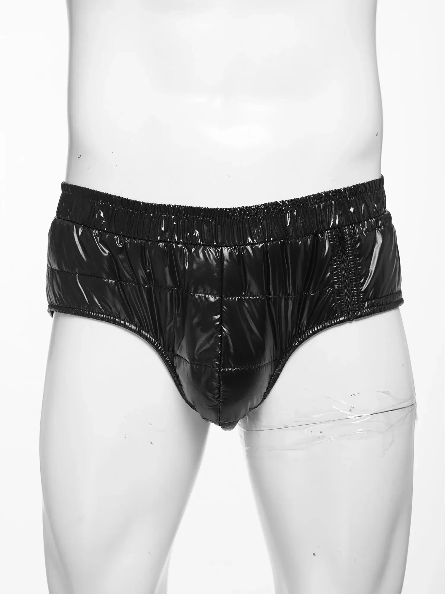 Mens Diaper Cover Adaptive Underwear Elastic Waistband Water Resistant Padded Briefs Reusable Leakproof Panties Special Wear
