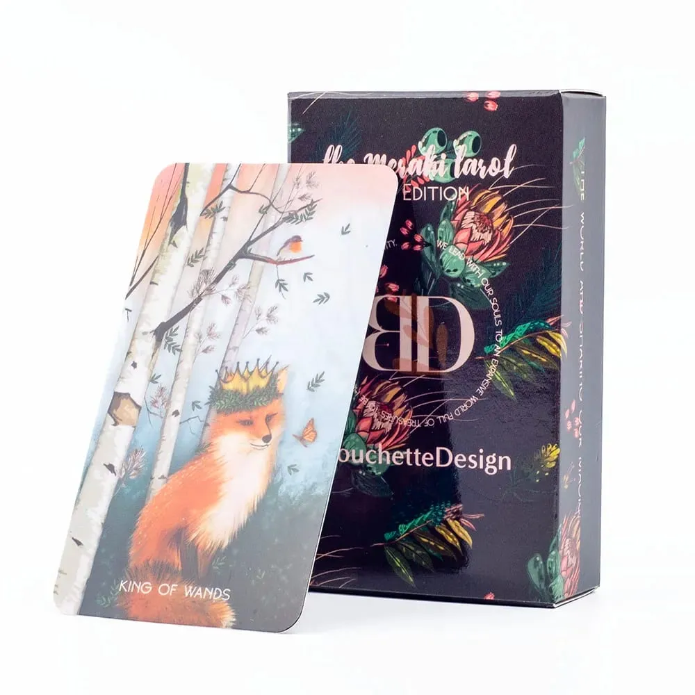 Mesahi Tarot 3rd Edition 79 Card Deck with Bouchette Design English Version Family And Friends Divination επιτραπέζιο παιχνίδι για πάρτι