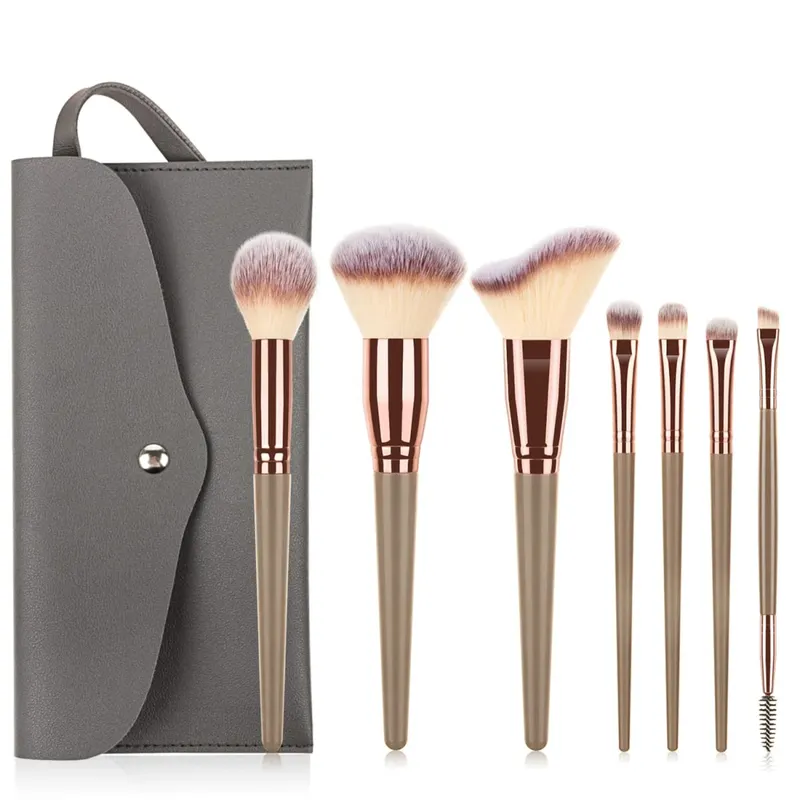 15 Stuks Make-Up Kwasten Set Met Opbergtas Zachte Haren Gezicht Oogborstel Kit Voor Foundation Blush Oogschaduw Wenkbrauw Cosmetische gereedschap