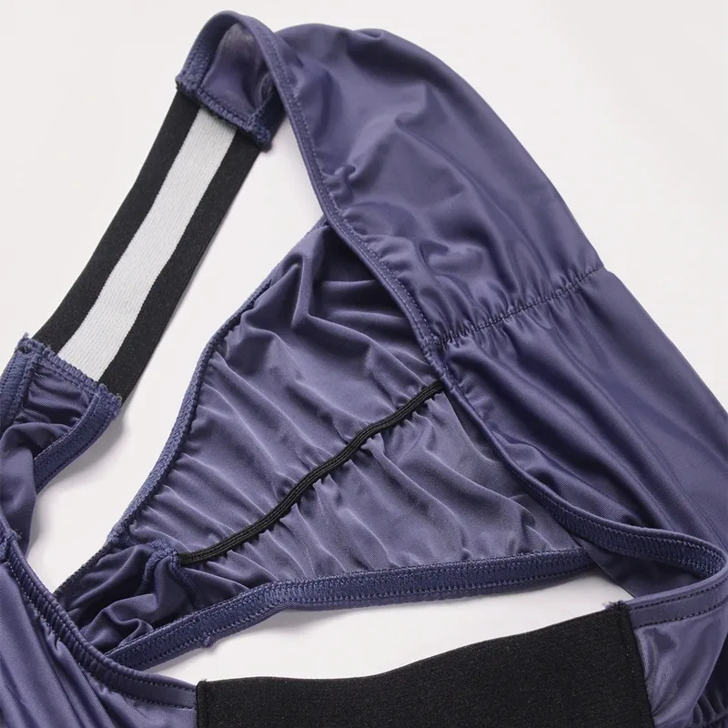 Ice Silk Briefs Men Underwear Male Wide Belt Panties Sexy U Pouch Wrinkle Back Bikini Slips Hombre Breathable Exotic Lingerie 3256808930282413
