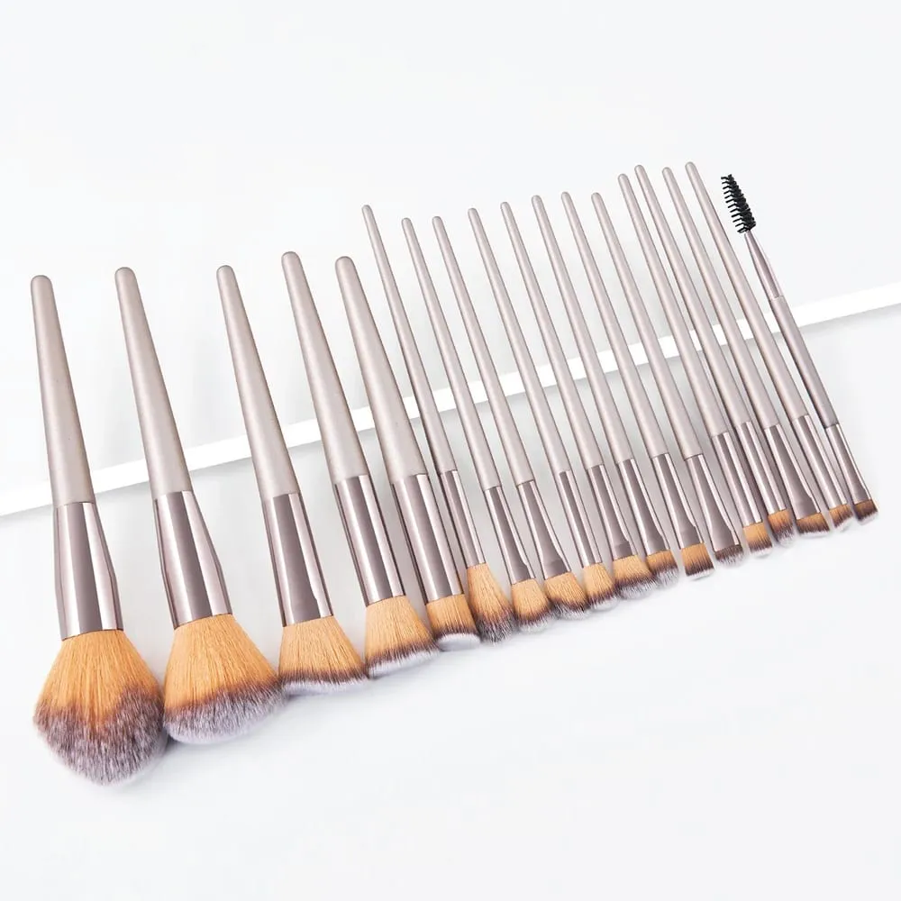 Mga Makeup Brushes at Sponges Set Brown Makeup Puff Beauty Egg Headband Wristband Remover Kit Regalo ng Tool na Pang-makeup 20/30