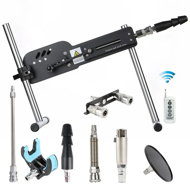 Αναβάθμιση Sex Machine με τηλεχειριστήριο Super Silent Ultra Adjustable Vac U Lock 30db 70W Love Machine with Free Big D — image 26