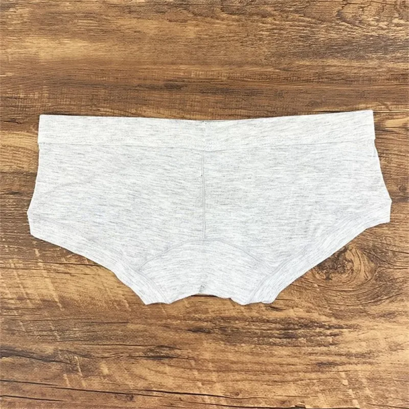 Men's Sexy Modal Pink Underwear Simple and Comfortable U Convex Pouch Briefs Low Waist Slim Fit Plus Size Male Underpants L-XXXL