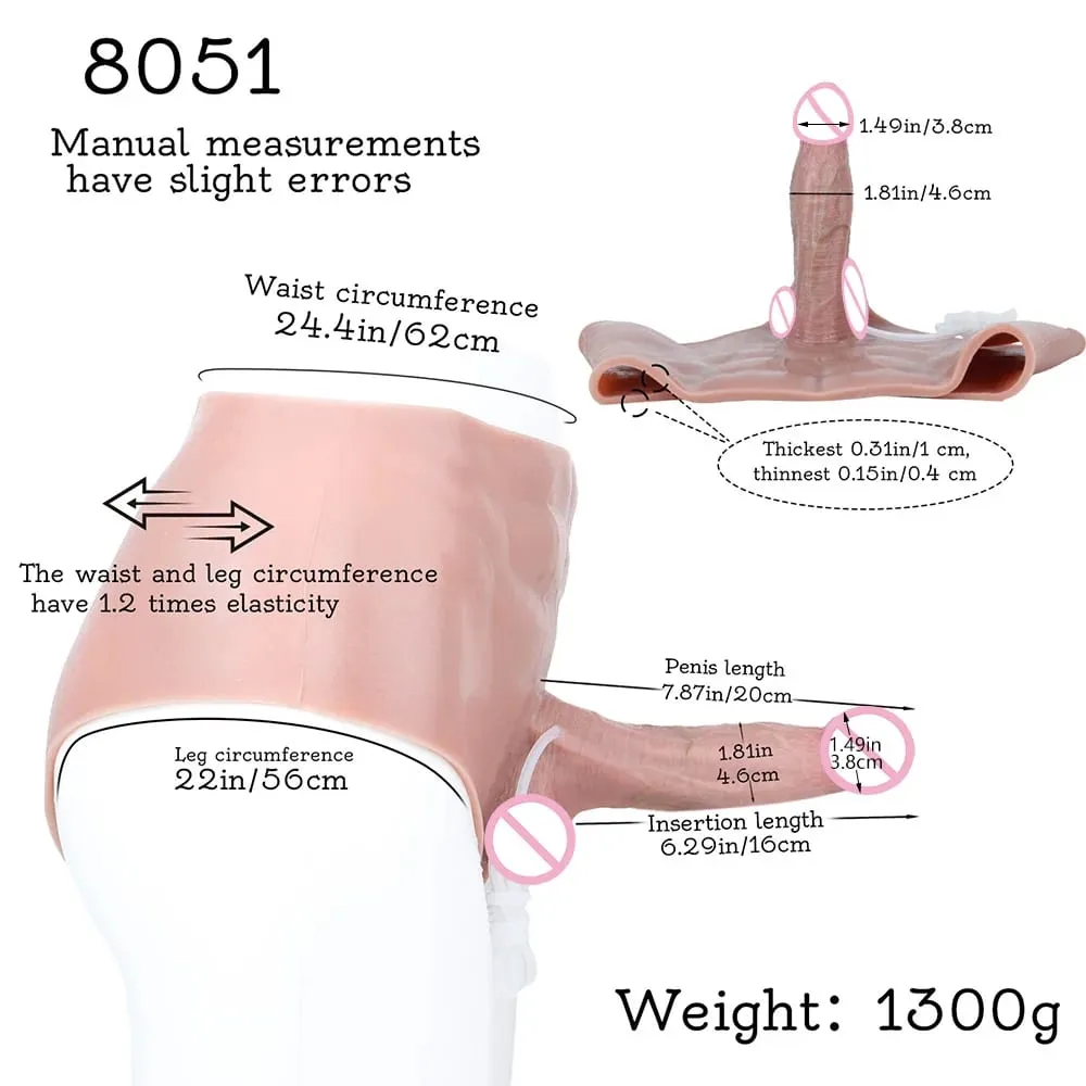 Tapón Anal de silicona, consolador para chorros, bragas con músculos abdominales, pene sólido, masturbador Anal vaginal, juguete sexual para mujer