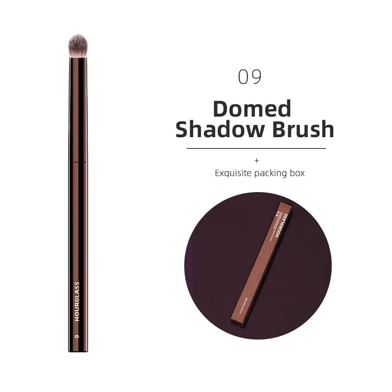Hourglass Makeup Brush Lahat ng Uri ng Eyeshadow Foundation Concealer Powder Bronzer Blusher Eyeliner Retractable Professional Brushes