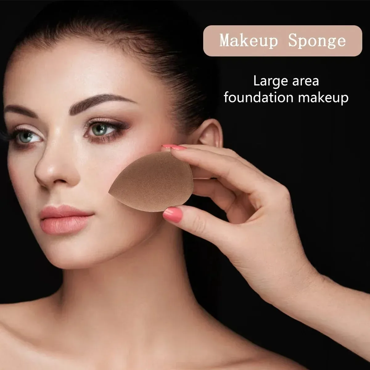 20/40Pcs Makeup Brushes at Sponges Set Brown Makeup Puff Beauty Egg Headband Wristband Remover Kit Regalo sa Tool ng Makeup