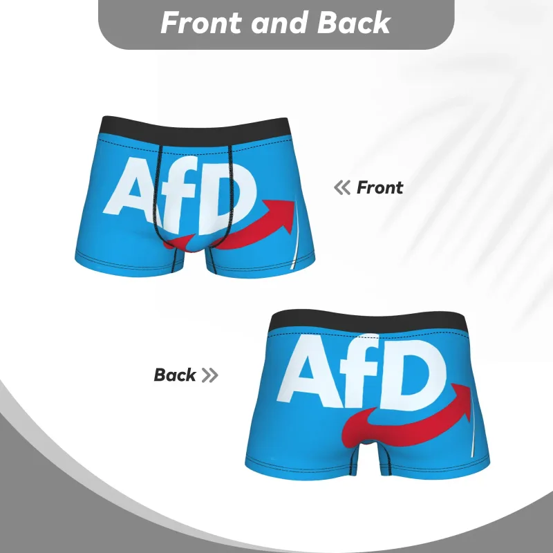 Alternative Afd Germany Shorts Briefs Underwear High Quality Man Novelty Boxershorts Printing Plus Size Panties