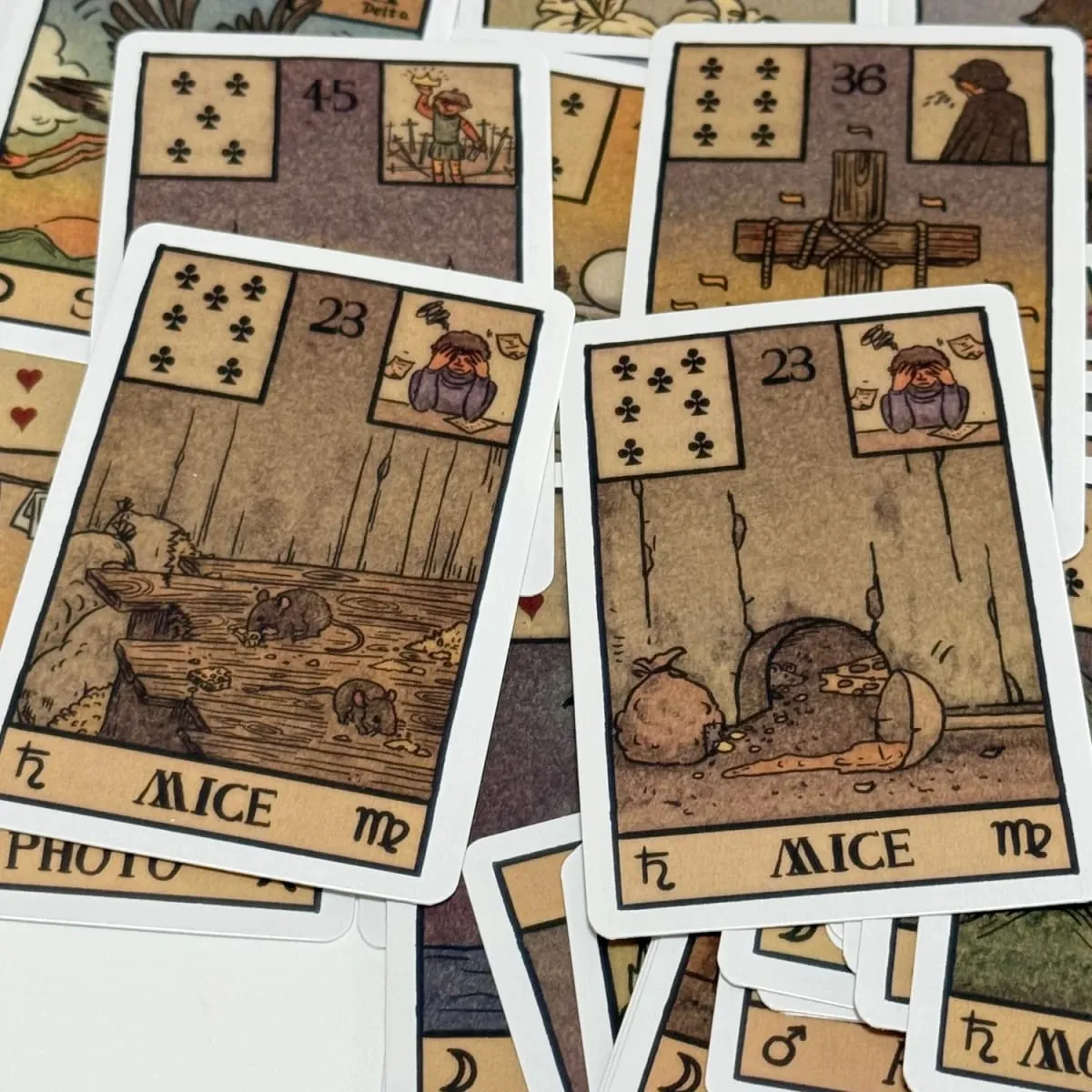 Akashic Eye Lenormand oracle kártyák 61 deck Modern Illustrated Oracle Cards