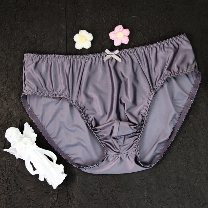 smooth Briefs Silky Men's Underwear Glossy Sports Men Swimsuit Interior Hombre Panties mens sexy underwear