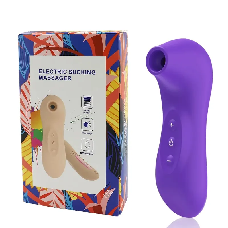Ισχυρό Clitoral Sucker Vibrator Nipple Clitoris Stimulator Massager 10 Mode Oral Blowjob Vacuum Sex Toys for Women Masturbator