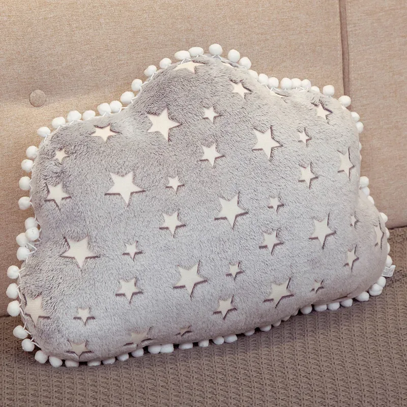 INS Plush Sky Series Luminous Cloud Moon Star Pillow Μαλακό μαξιλάρι Kawaii Γεμιστά Λούτρινα Παιχνίδια για Παιδιά Δώρο για παιδιά παιδικά παιχνίδια για κορίτσια