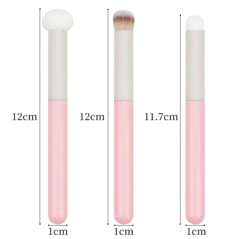 1 Buah Kuas Rias Lembut Spons Concealer Kuas Lipstik Bibir Bedak Basah Kering Menggunakan Alat Kosmetik Kontur Foundation
