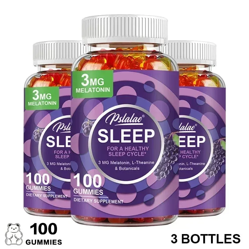 Melatonin Gummies Ανακούφιση από το άγχος Βοήθεια ύπνου Εξοικονόμηση αϋπνίας Ρύθμιση ρολογιού σώματος για ενήλικες