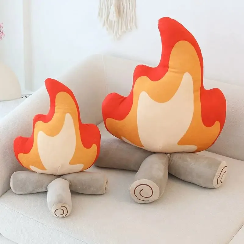30cm/45cm Funny Simulation Bonfire βελούδινο παιχνίδι μαλακό γεμισμένο καρτούν κούκλα φωτιά Σαλόνι Μαξιλάρι δαπέδου Διακοσμητικό μαξιλάρι Δώρο