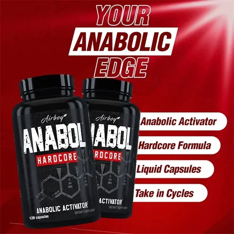 Συμπλήρωμα Anabol Hardcore - Αναβολικά Συμπληρώματα Μυϊκής Δόμησης που προάγουν τη σύνθεση μυϊκής πρωτεΐνης και αυξάνουν τη δύναμη — image 7