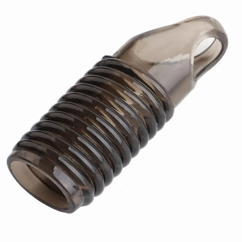 2 יחידות EXTENDER קונדומים ויברטור שרוול עיכוב COCK טבעת אוננות מוצר לולאה מנוקד דגדגן Gspot Extend צעצועי מין לגברים