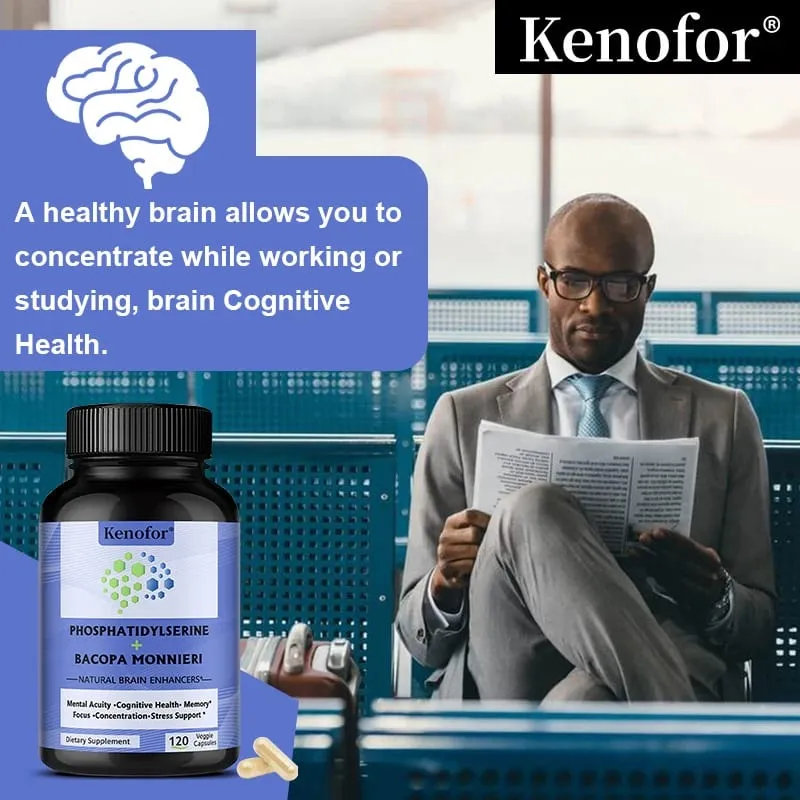 Phosphatidylserine Supplement with Bacopa Monnieri Brain Supplement Supports Healthy Thinking Memory Creativity