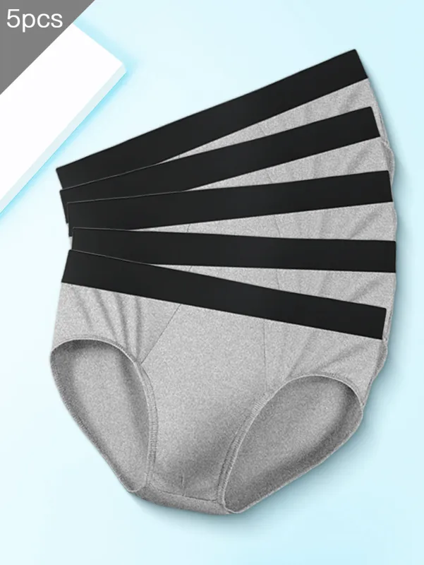 5PCS Men's underwear, oversized men's underwear, sexy men's briefs, sports underwear for men