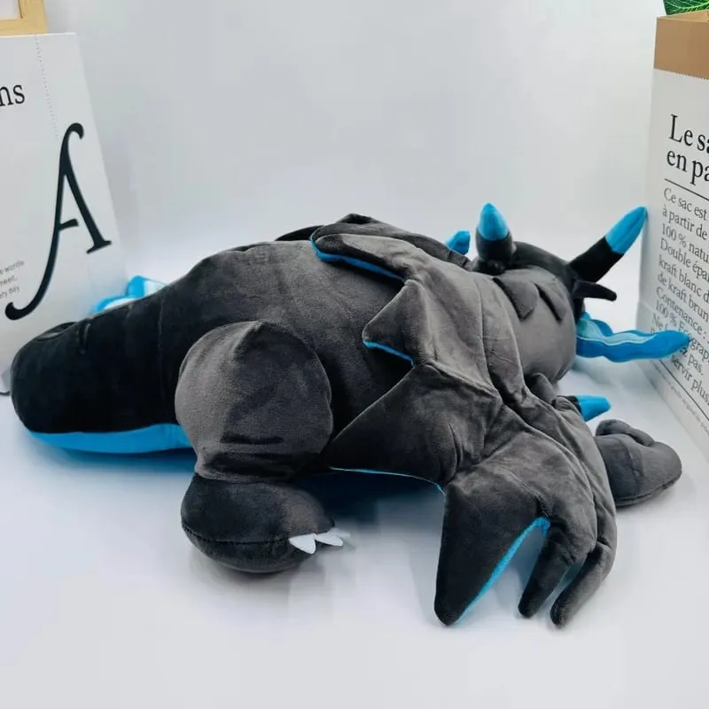 Νέα μεγάλα 48 εκατοστά μπλε Sleeping Charizard βελούδινα παιχνίδια κούκλας Super Soft Pokemon Stuffed Anime Anime βελούδινο μαξιλάρι δάπεδο/μαξιλάρι καναπέ