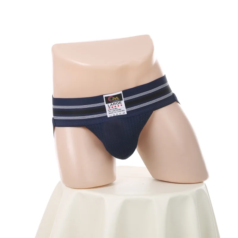 Men Underwear Athletic Jock Strap Supporter Classic Thong Elastic Wide Waistband Underpants Breathable Jockstrap Sexy Lingerie