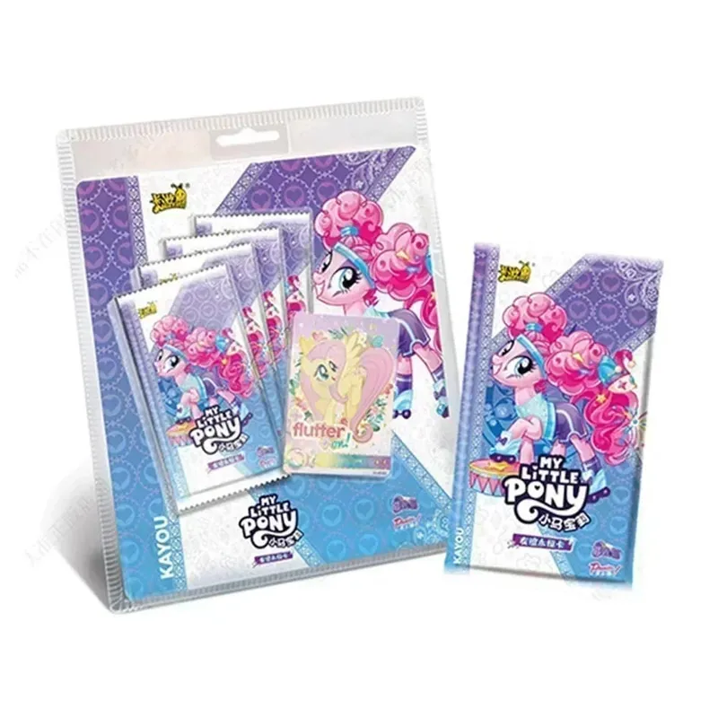 Asli My Little Pony - Kartu Persahabatan Selamanya - Paket Berbintang Edisi Kedua Kartu Balet Hadiah Gadis Periferal Anime