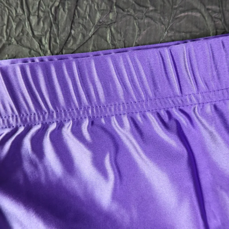 new Mens Briefs Underwear Satin-like Breathable Low-Rise Underpants Male Panties Men's glossy underwear