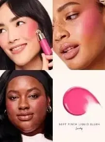 Rare Beauty Easy to Apply Highlighter Eyeshadow Palette Blush Hydrating Brightening Blush πουρέ πατάτας Ενισχύει τις λεπτομέρειες του προσώπου
